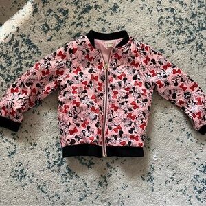 Disney pink Minnie bomber jacket